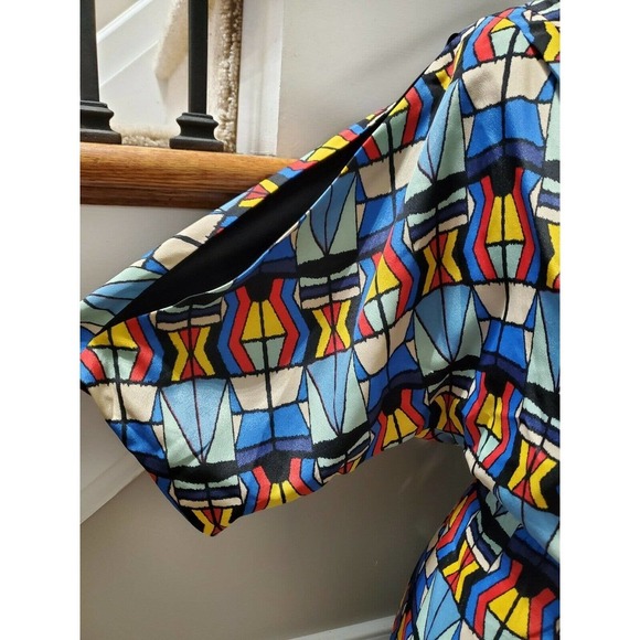 Jessica Simpson Womens Multicolor Polyester Round Neck Knee Length Dress Size XS - Picture 5 of 11